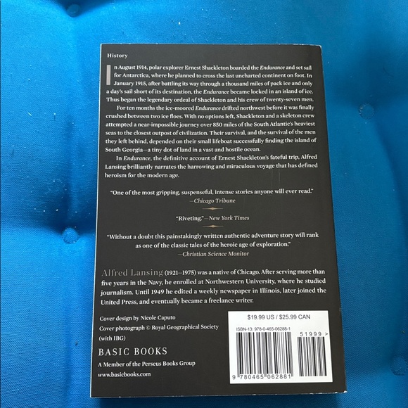 Endurance By Alfred Lansing Soft Cover NewYork Times Bestseller NWOTS BlackWhite - Picture 2 of 6
